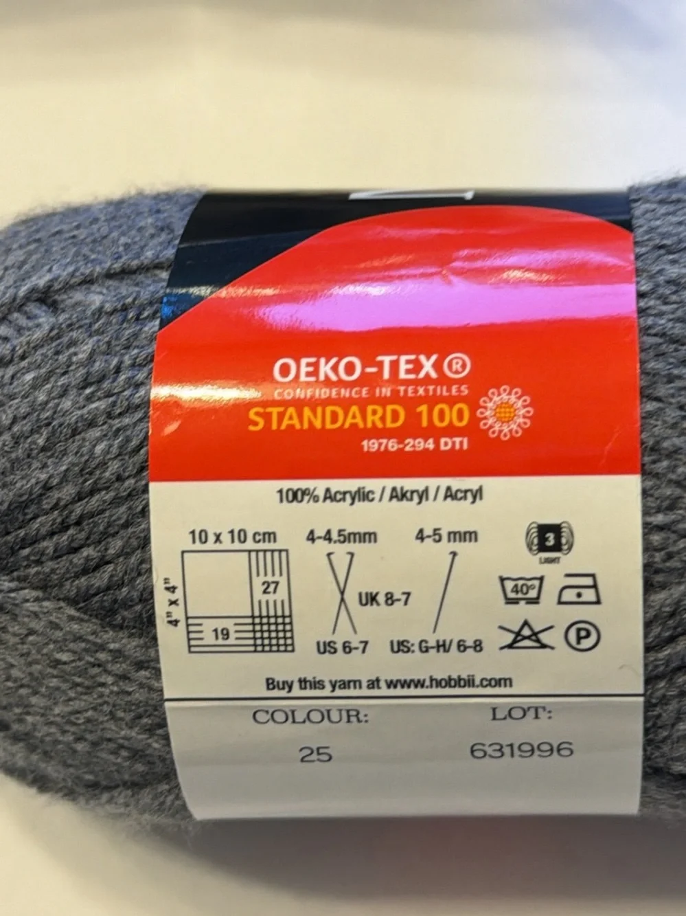 Charcoal Gray We Live Yarn - 20 Skeins